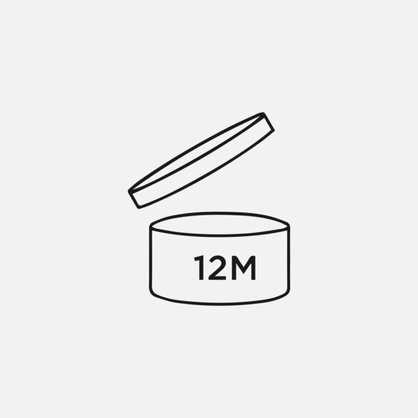 Period After Opening Symbol. Vector illustration, flat design.