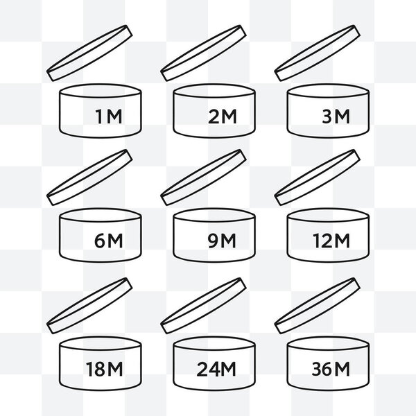 Period After Opening Symbol. Vector illustration, flat design.