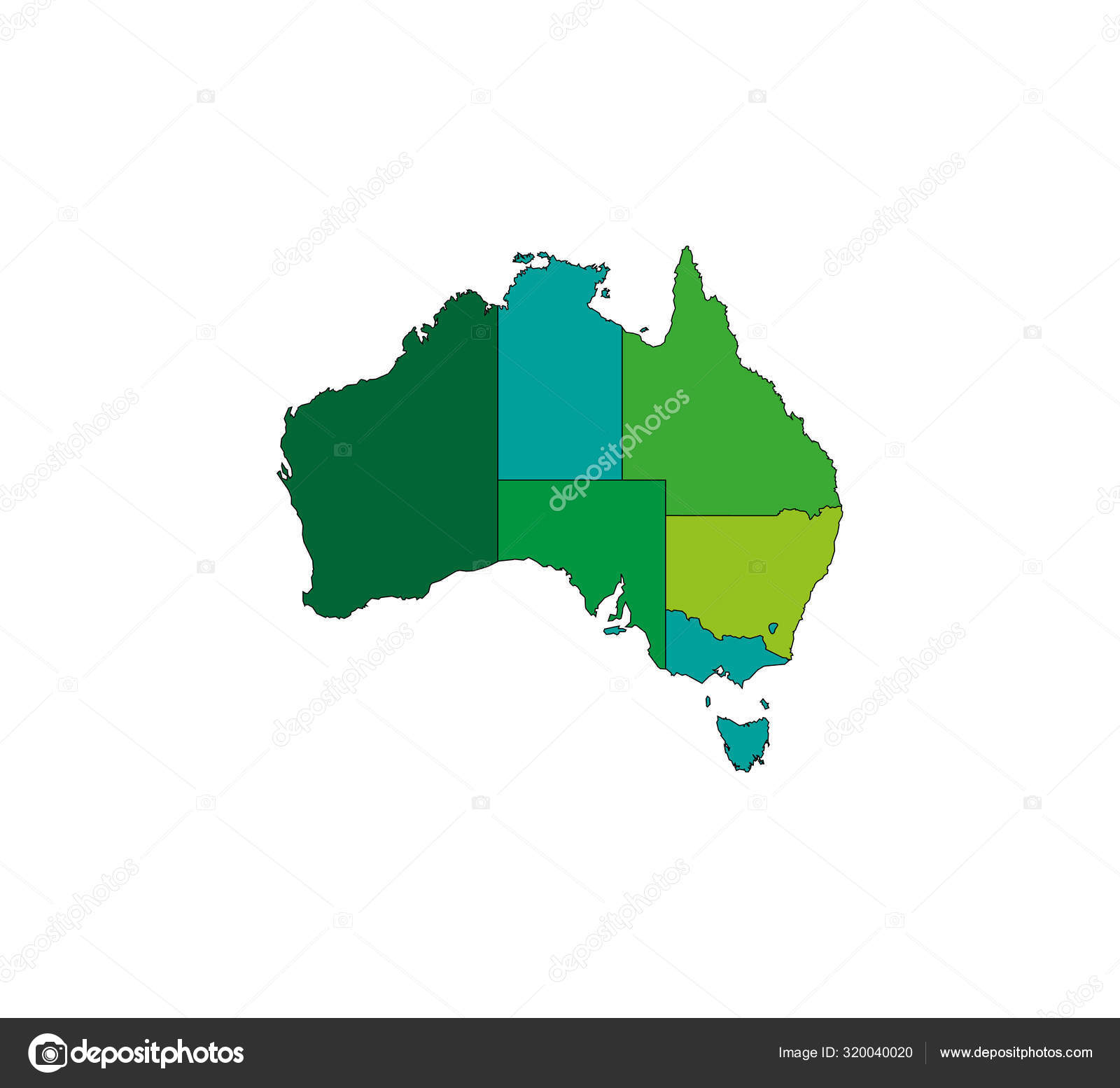 Western Australia Boundaryストックベクター ロイヤリティフリーwestern Australia Boundaryイラスト Depositphotos
