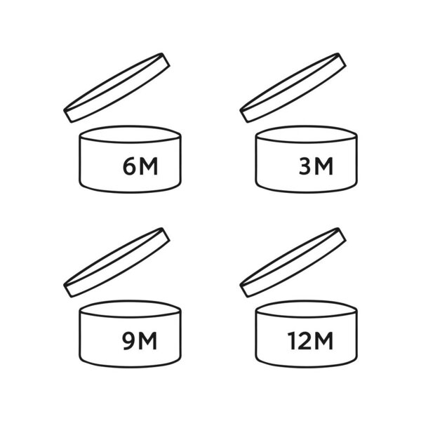 Period After Opening Symbol. Vector illustration, flat design.