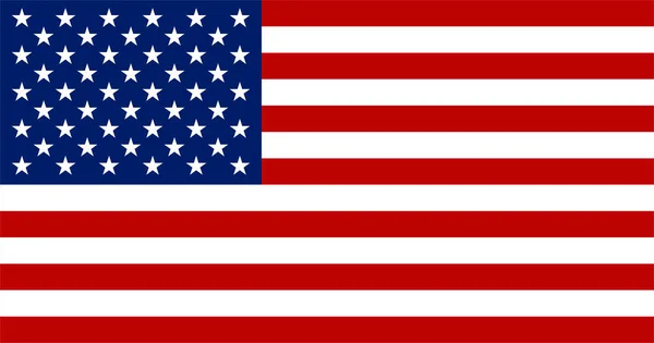 Bandeira dos EUA. Bandeira Americana. Estrela. Ilustração vetorial . —  Vetores de Stock