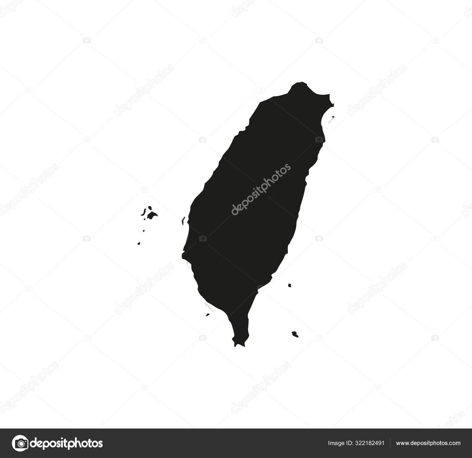 台湾地図ストックベクター ロイヤリティフリー台湾地図イラスト Depositphotos