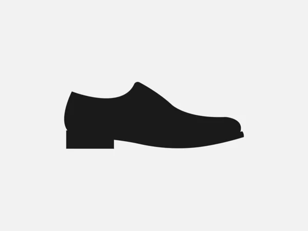 Значок чоловічого взуття. Векторні ілюстрації, плоский дизайн . — стоковий вектор