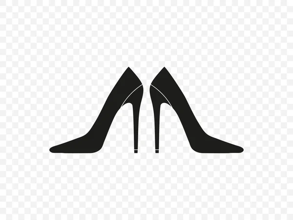 Footwear, high heel, shoe icon. Vector illustration, flat design. — Stock Vector