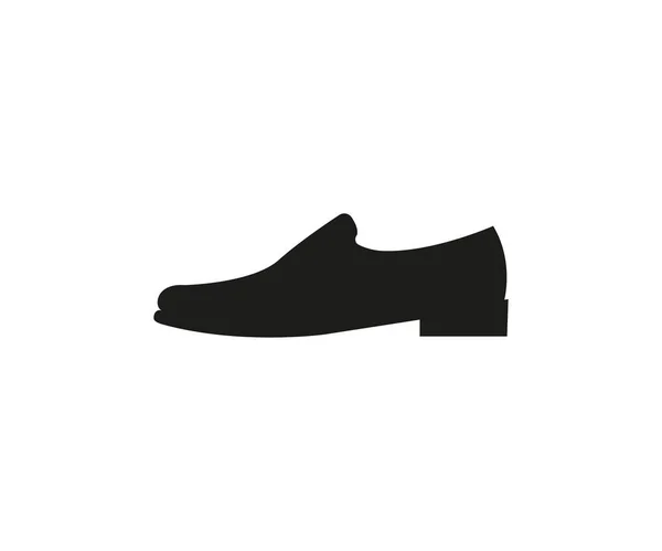 Erkek ayakkabı ikonu. Vektör illüstrasyonu, düz tasarım. — Stok Vektör