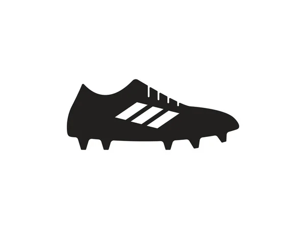 サッカーブーツ靴のアイコンベクトルイラスト,平面デザイン. — ストックベクタ