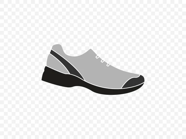 Koşan ayakkabı ikonu. Vektör illüstrasyonu, düz tasarım. — Stok Vektör