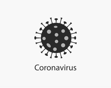 Coronavirus, flu icon. Vector illustration, flat design.