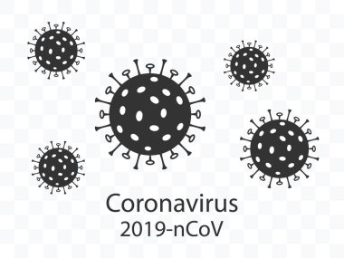 Coronavirus, flu icon. Vector illustration, flat design.