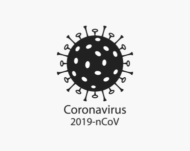 Coronavirus, flu icon. Vector illustration, flat design.