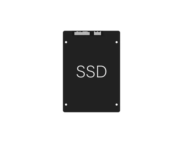 矢量插图 平面设计 固态驱动器 Ssd图标 — 图库矢量图片