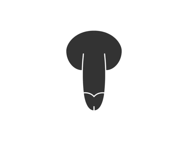 Health Penis Icon Vector Illustration Flat — Stock Vector