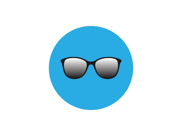 Vektorová Ilustrace Plochý Design Ikona Slunečních Brýlí — Stockový vektor