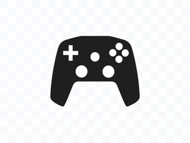 Vektör çizimi, düz tasarım. Denetleyici joystick simgesi