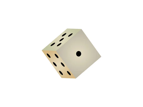 Dice, game, casino icon. Vector illustration. Gambling. — Stock vektor