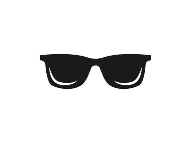 Vektör çizimi, düz tasarım. Güneş gözlüğü simgesi