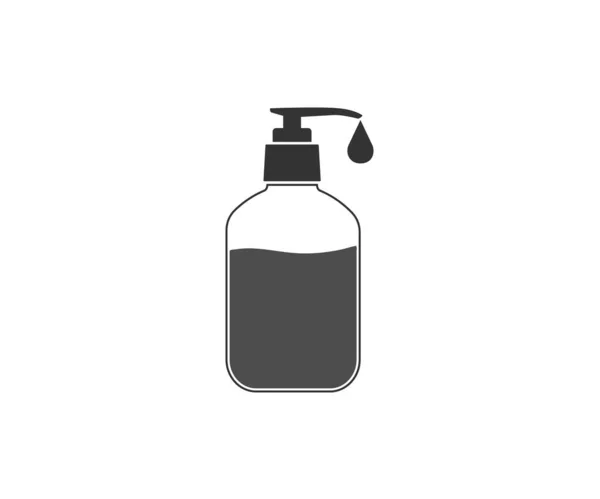 Ilustración Vectorial Diseño Plano Icono Desinfectante Antibacteriano — Vector de stock