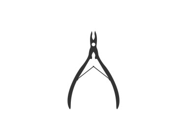 Vektör çizimi, düz tasarım. Tırnak ucu simgesi