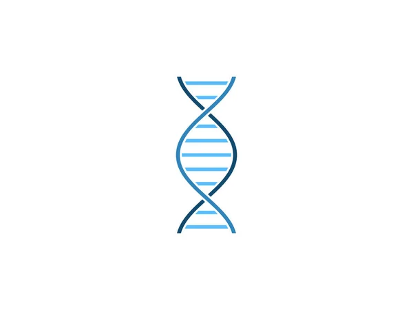 染色体 Dna 遺伝的アイコンベクトル図フラット — ストックベクタ