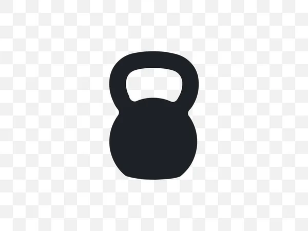 Vector Illustration Flat Design Kettlebell Sports Weight Icon — Stock Vector