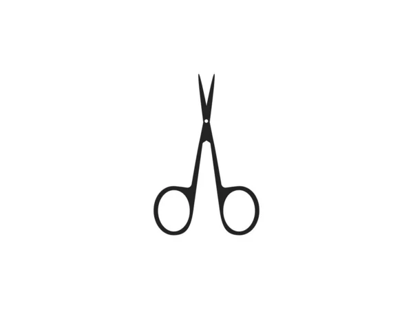 Vector Illustration Flat Design Beauty Manicure Scissors Icon — Stock Vector