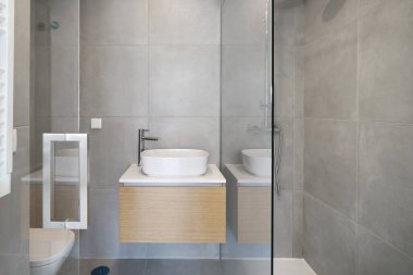 Evin içi, modern banyo..