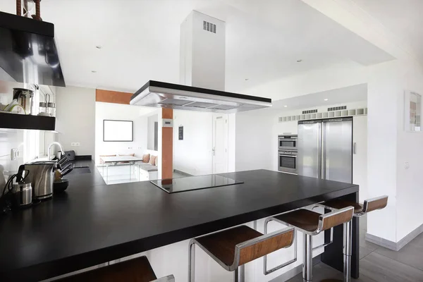 Interieur Küche Des Modernen Modernen Hauses — Stockfoto