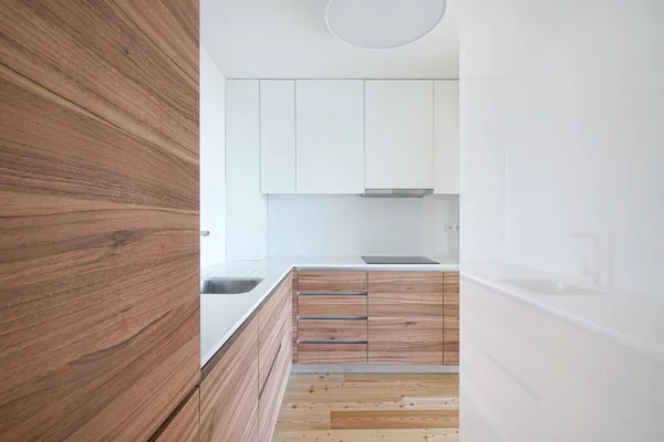 Cozinha Interior Moderna Casa Contemporânea — Fotografia de Stock