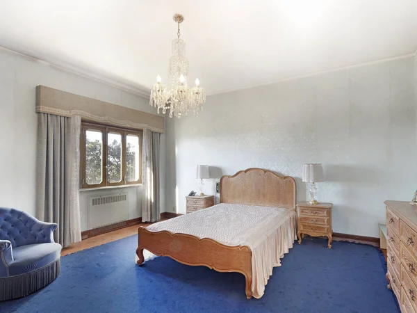 Antikes Schlafzimmer Klassische Vintage Möbel — Stockfoto