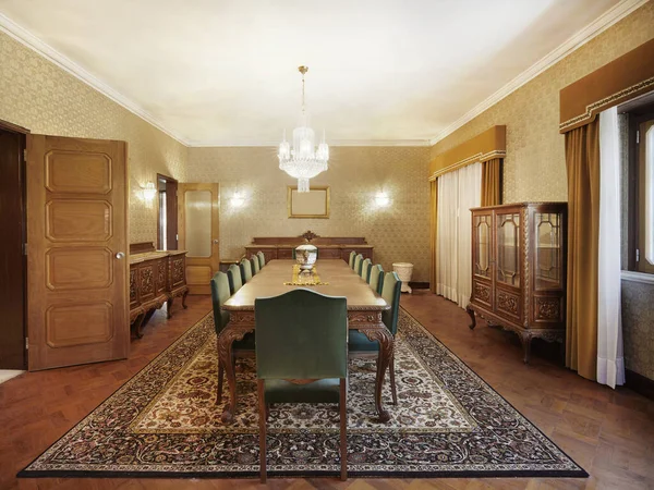 Intérieur Maison Chambre Classique Antique — Photo