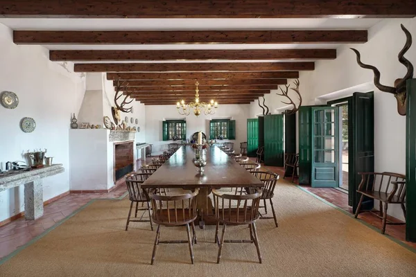 Interior Del Hogar Habitación Clásica Antigua — Foto de Stock