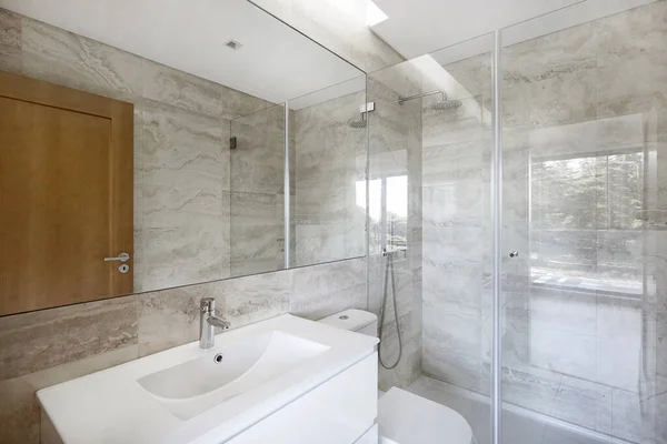 Casa Interior Casa Banho Moderna — Fotografia de Stock