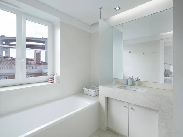 Home Interior Modern Bathroom — Stock Photo, Image