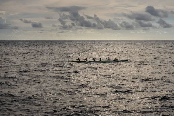 Canoa hawaiana Outrigger — Foto de Stock