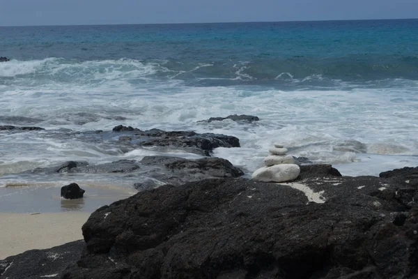 Hawaje plaża Manini'owali — Zdjęcie stockowe