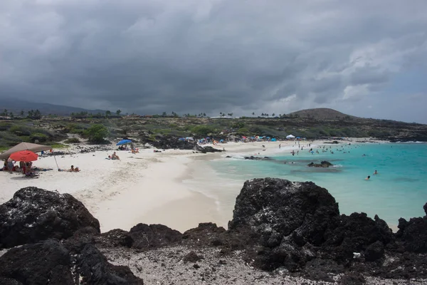 Praia Manini 'owali Havaí — Fotografia de Stock