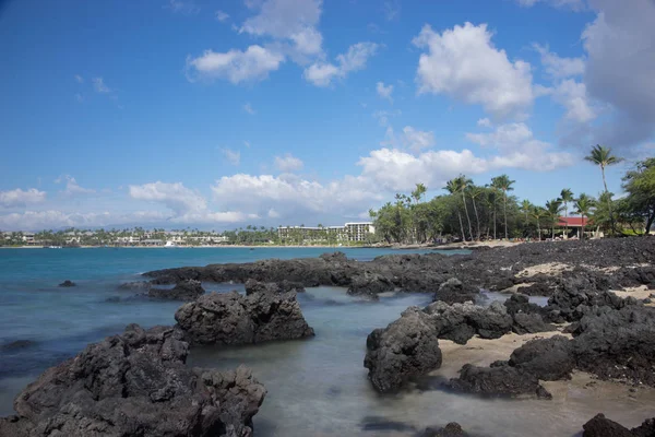 Scenic Coast Anaehoomalu Bay Waikoloa Beach — Foto de Stock