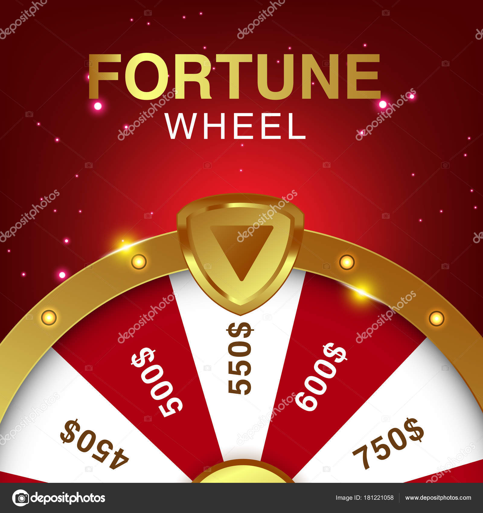 Premium Vector  Realistic 3d spinning fortune wheel, lucky roulette  illustration.