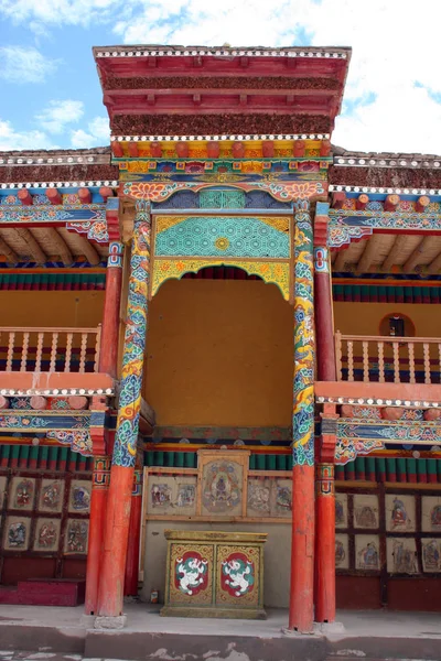 Hemis Klasztor Jeden Największych Najważniejszych Wszystkich Zakładów Klasztornej Azji Ladkh — Zdjęcie stockowe