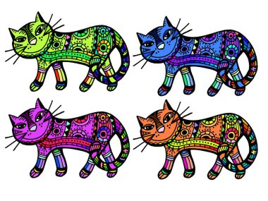 Dekoratif kedi