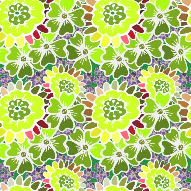 arka plan - çizim çiçek Dikişsiz desen