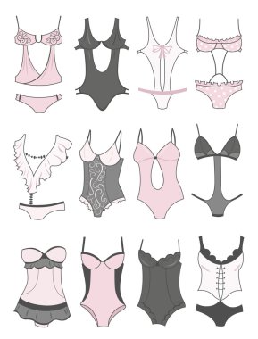 Erotik ve yumuşak iç çamaşırı 