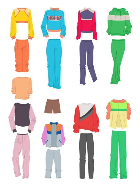 Women's sport clothing — Stock Vector