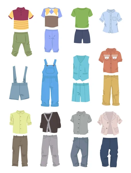 Одежда для мальчиков — стоковый вектор