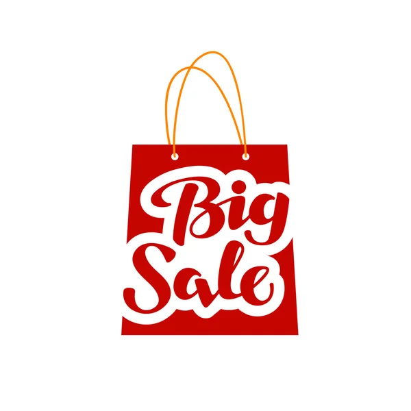 Logo Big Sale. Symbole ou icône shopping — Image vectorielle