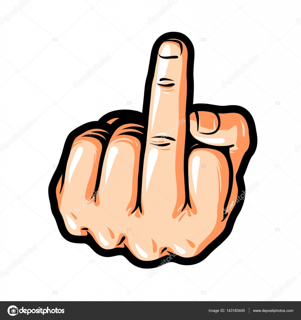 Pictures Cartoon Middle Finger Hand Gesture Fuck You Symbol Middle Finger Sign Cartoon Vector Illustration Sticker Stock Vector C Sergeypykhonin 143183445 Search, discover and share your favorite thumbs up cartoon gifs. https depositphotos com 143183445 stock illustration hand gesture fuck you symbol html