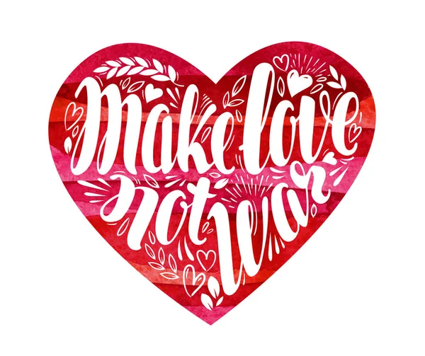 Make Love Not War Vector Art Stock Images Depositphotos