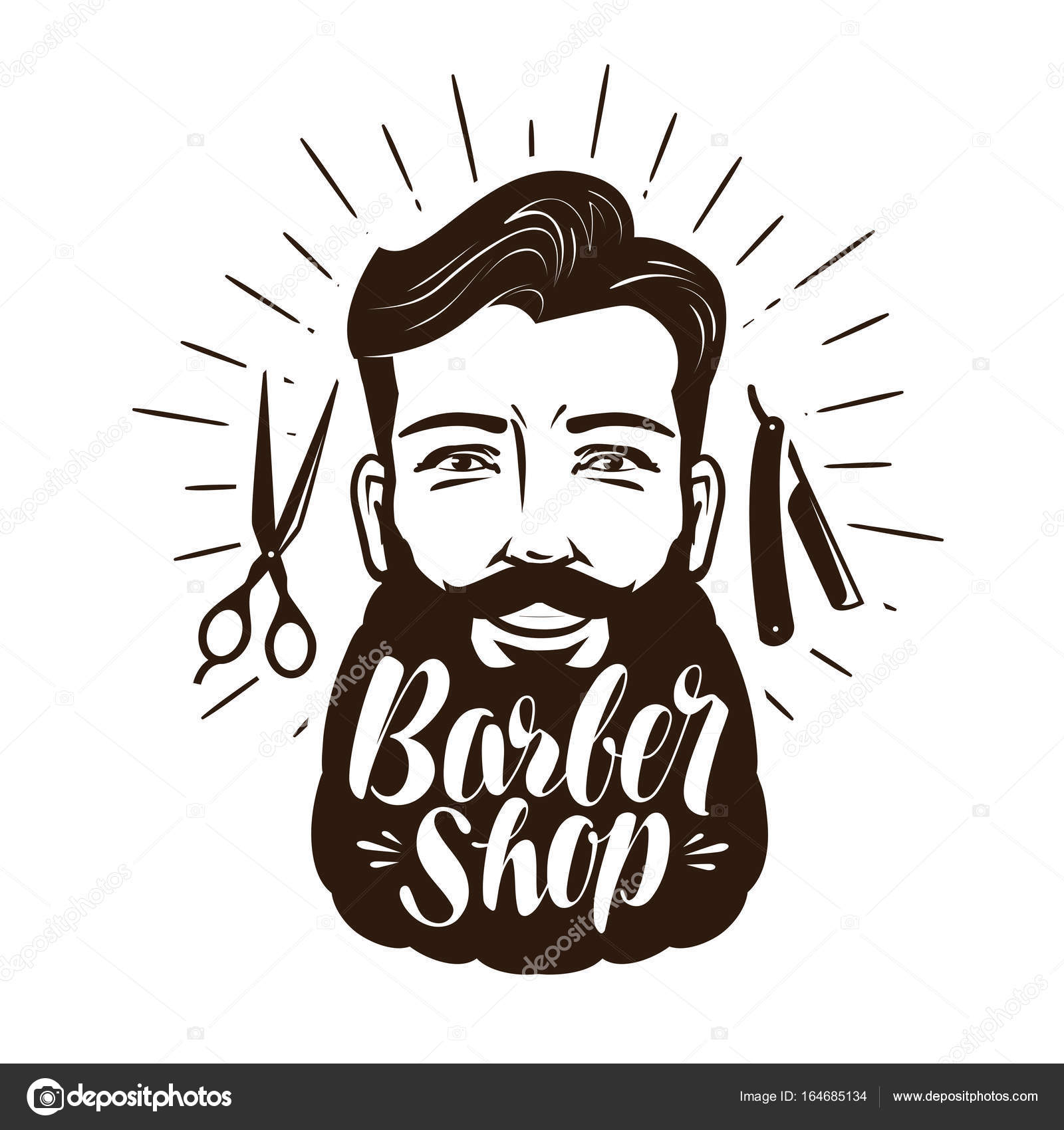 barber shop vector illustration Stock Vector, barber shop 