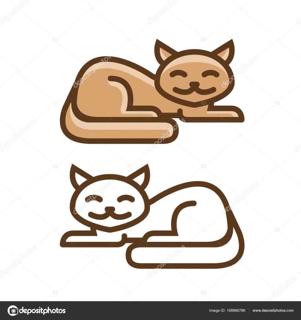 Cat line icon. Animal vector illustration isolated on white. Kitty