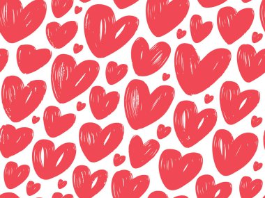 Kalpli soyut bir arka plan. Aşk, evlilik vektörü